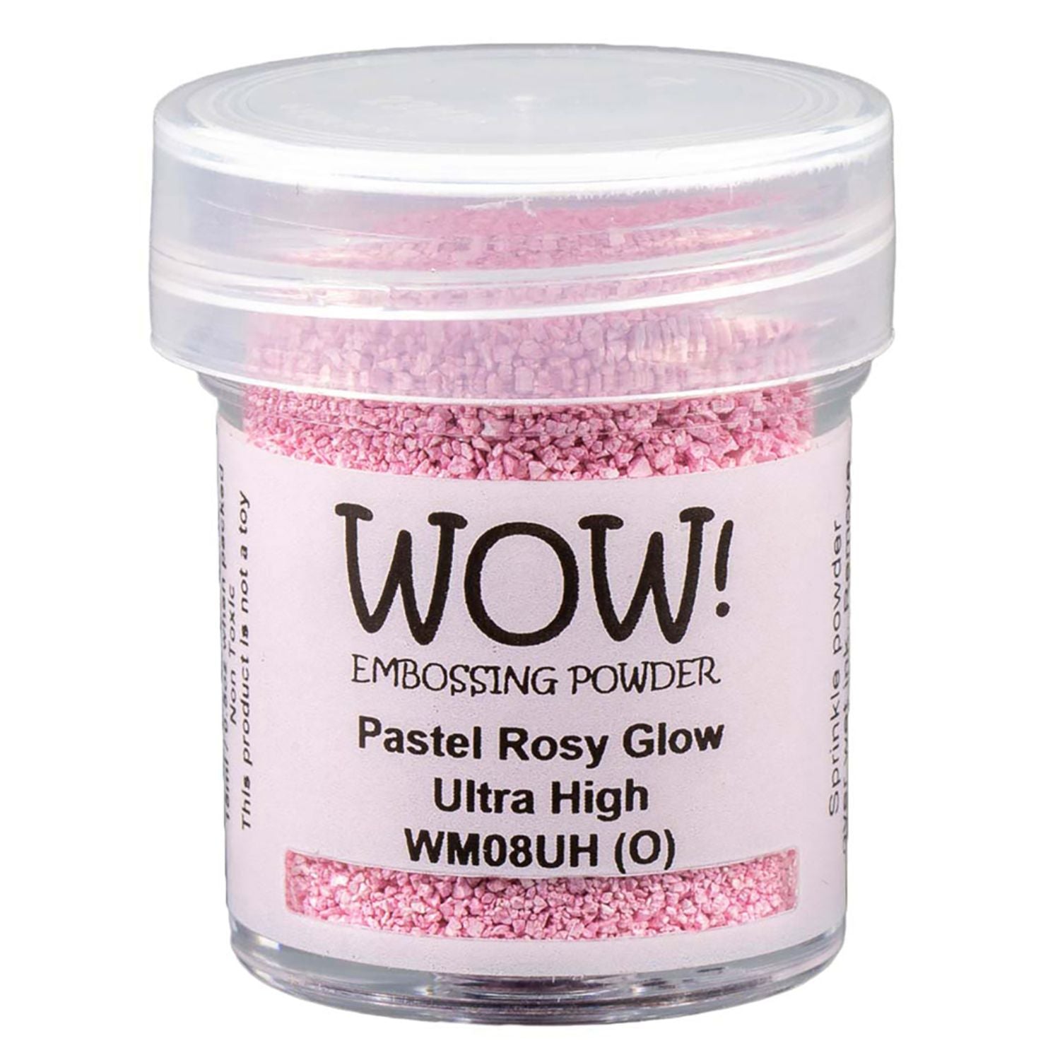 Ultra High Embossing Powder / Polvo Embossing Pastel Rosy Glow Ultra Realzado Polvos de Embossing Wow!