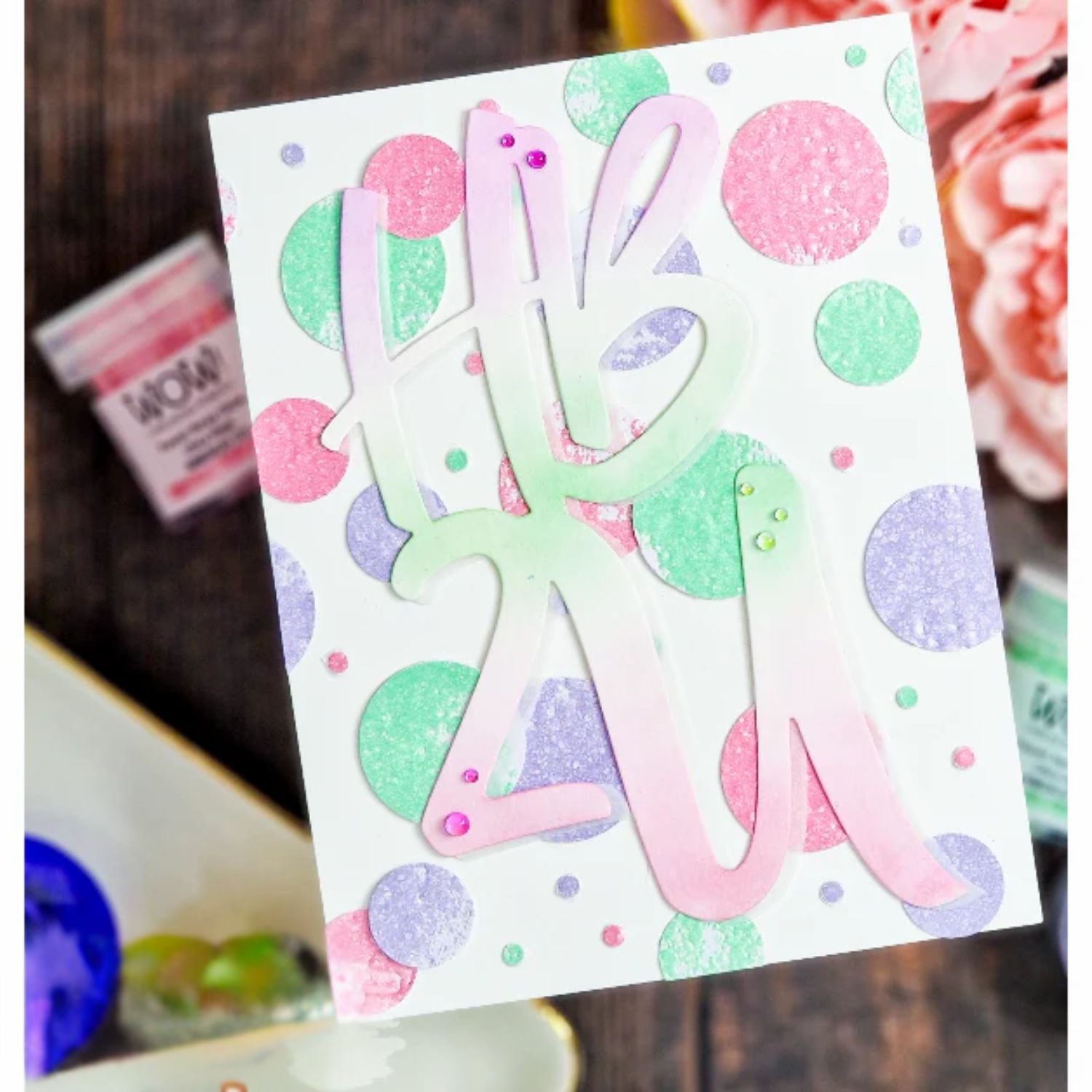 Ultra High Embossing Powder / Polvo Embossing Pastel Rosy Glow Ultra Realzado Polvos de Embossing Wow!