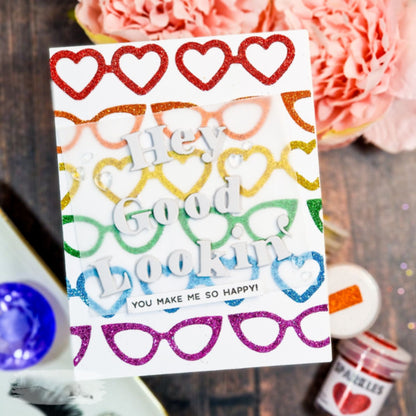 Sparkles Glitter Embossing Powder / Polvo Embossing Brillantina Brillante Rojo Fuego Polvos de Embossing Wow!