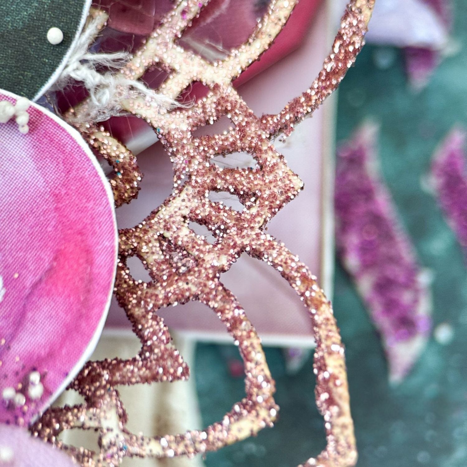 Earth Sparkles Glitter / Polvo Brillantina Rosa Biodegradable Polvos de Embossing Wow!