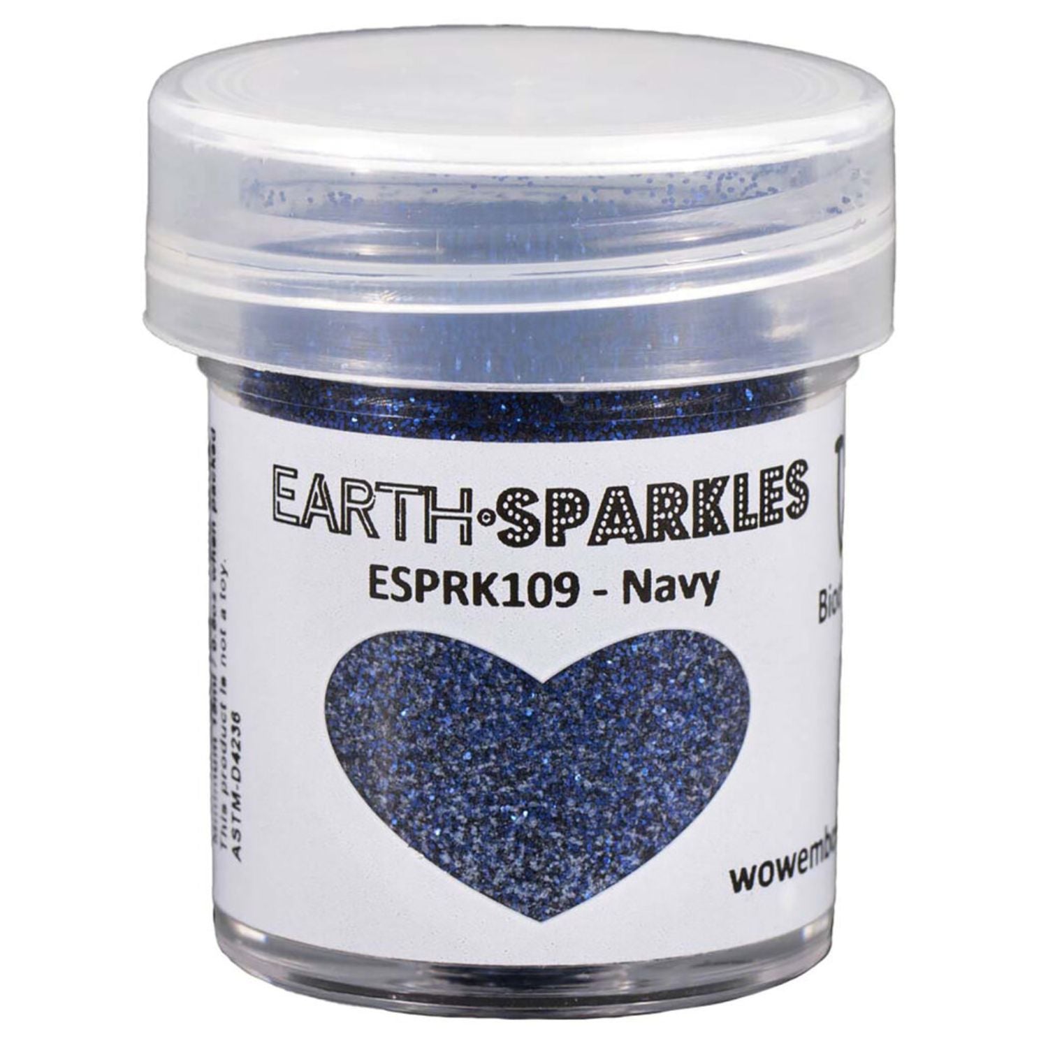 Earth Sparkles Glitter / Polvo Brillantina Azul Navy Biodegradable Polvos de Embossing Wow!