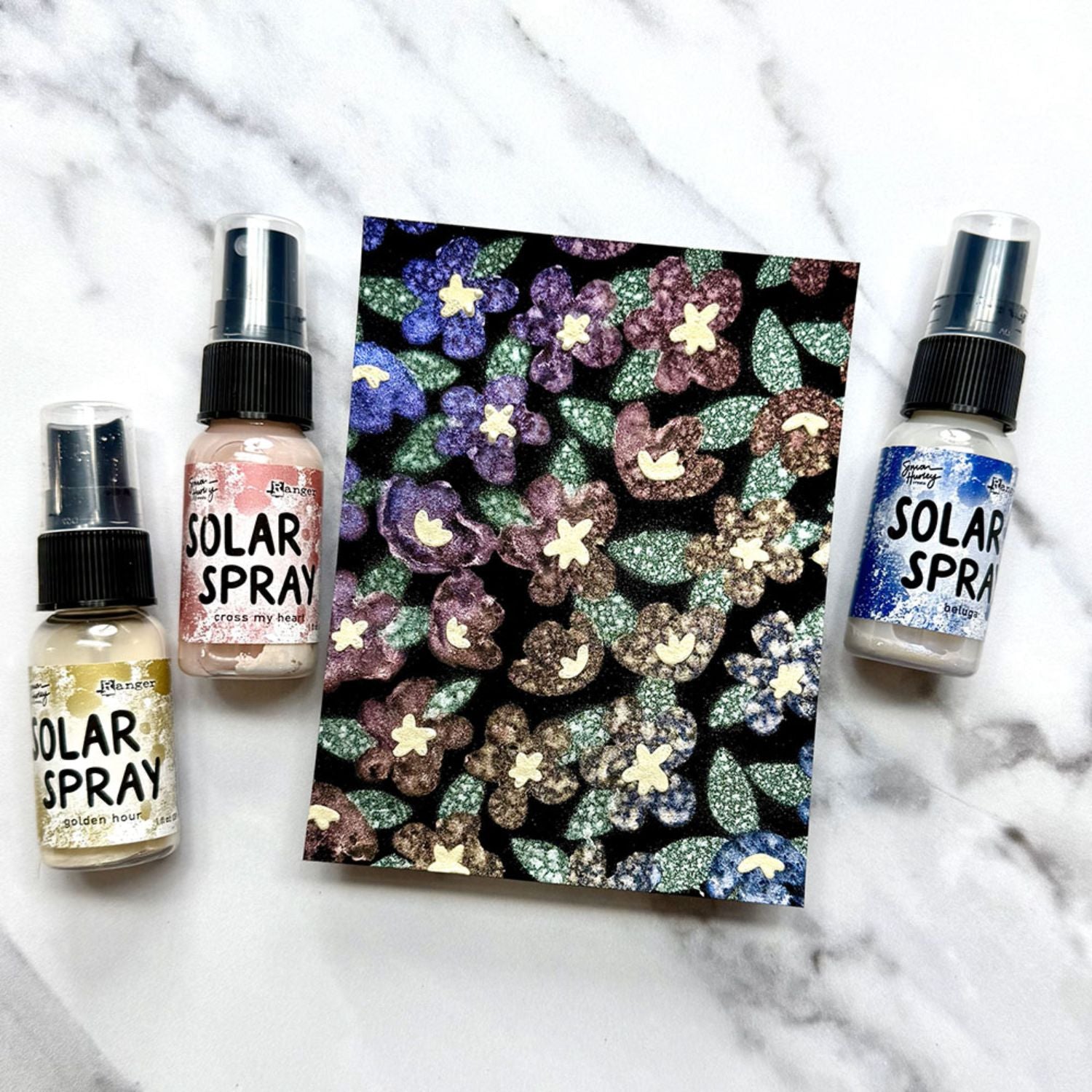 Simon Hurley Create Solar Spray / Aerosol Solar Perlado Hora Dorada Pintura y Medios Mixtos Simon Hurley