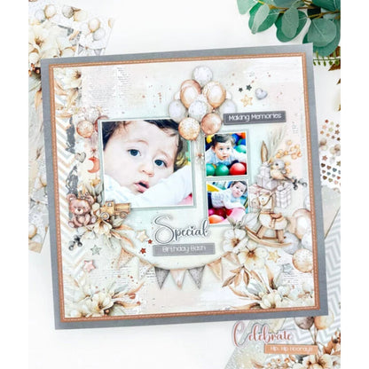Little Dreamers Chipboard Words / Recortes Frases Aglomerado Pequeño Soñador Adornos / Embellishments 49 and Market