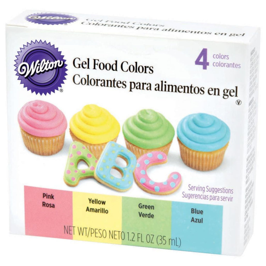 Gel Food Colors / Set Colorantes Para Alimentos Gel Colores Pastel Repostería Wilton