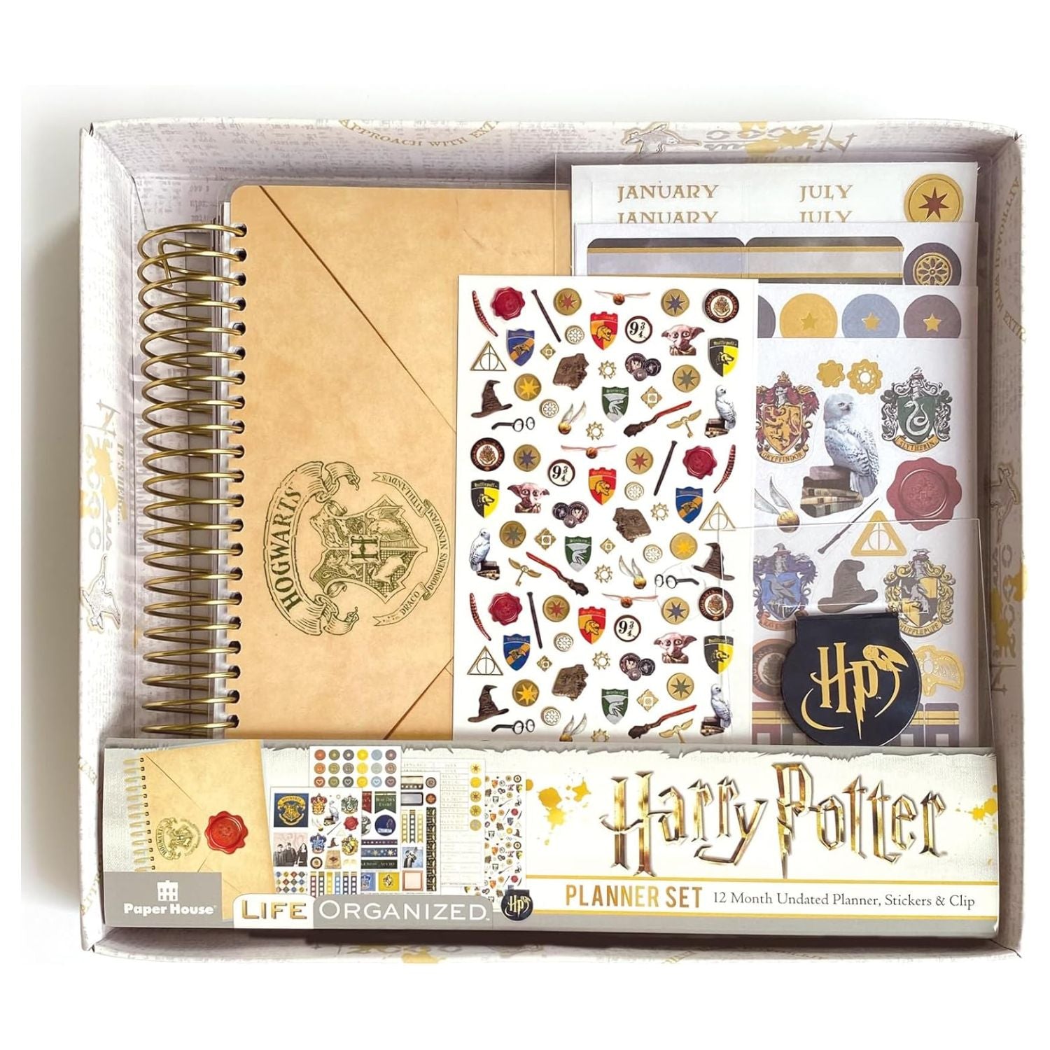 Harry Potter Planner Kit 12 Months / Kit de Planificador para 12 meses Descontinuado Paper House