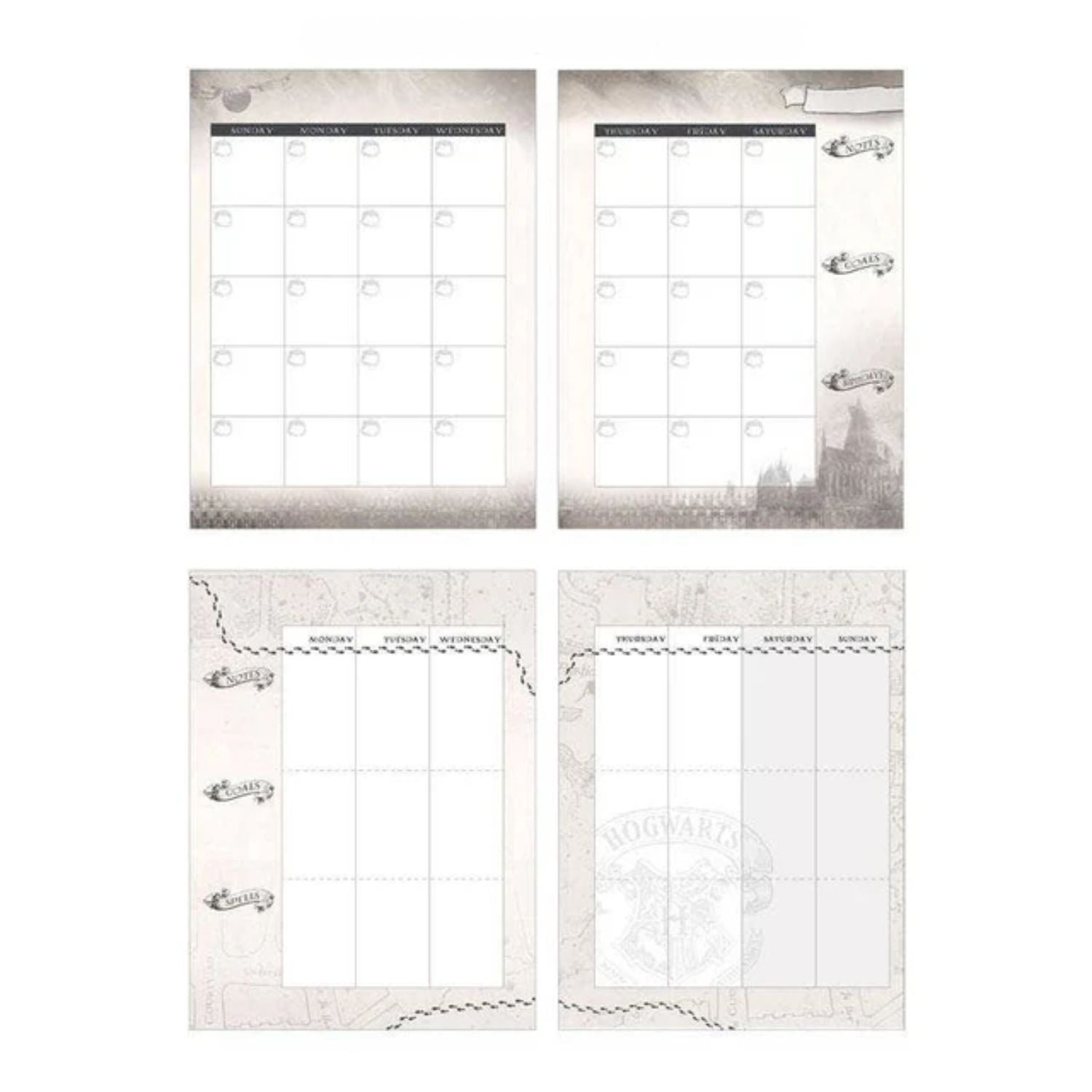 Harry Potter Planner Kit 12 Months / Kit de Planificador para 12 meses Descontinuado Paper House