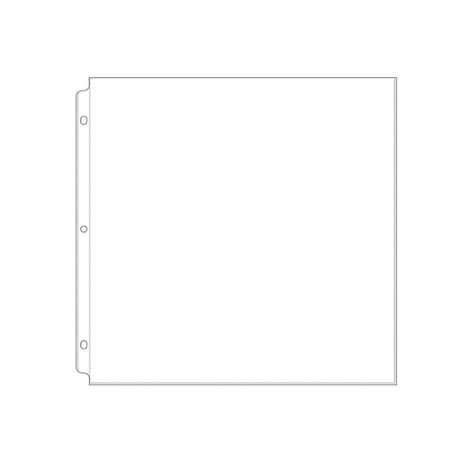 Ring Photo Sleeves 12"X12" Pack / 10 Protectores Fundas Para Fotos Album Almacenamiento y Organización We R Makers