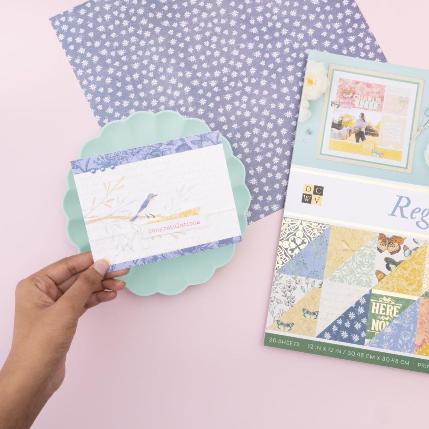 Regency Premium Paper / Paquete Papel Premium Regencia 12 x12&quot; Papel DCWV