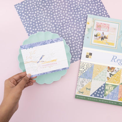 Regency Premium Paper / Paquete Papel Premium Regencia 12 x12&quot; Papel DCWV
