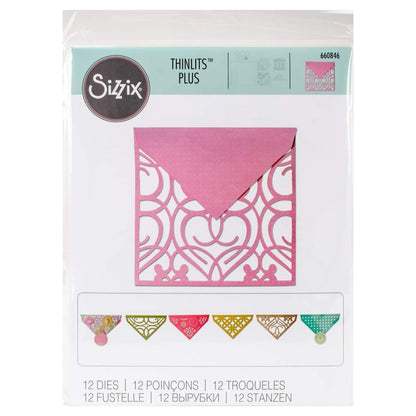 Thinlits Plus Envelope Square Die / Suaje de Corte Sobre Cuadrado Dados de Corte / Suajes / Troqueles Sizzix