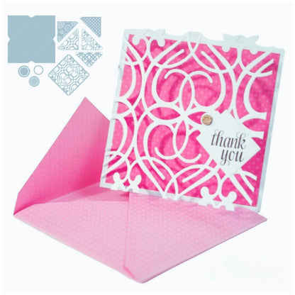 Thinlits Plus Envelope Square Die / Suaje de Corte Sobre Cuadrado Dados de Corte / Suajes / Troqueles Sizzix