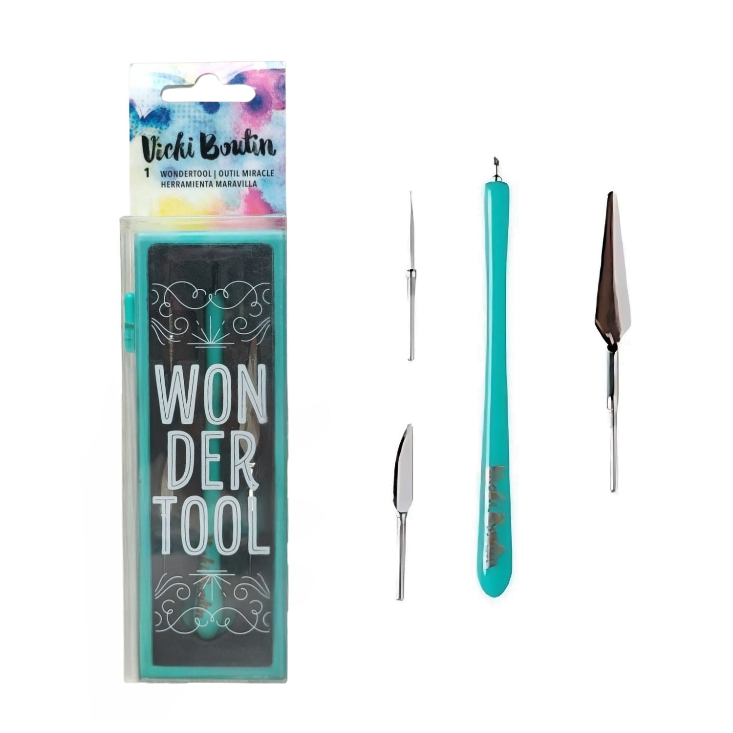 Wondertool Handle W. Interchangeable Tip / Herramienta para Medios Mixtos Accesorios American Crafts