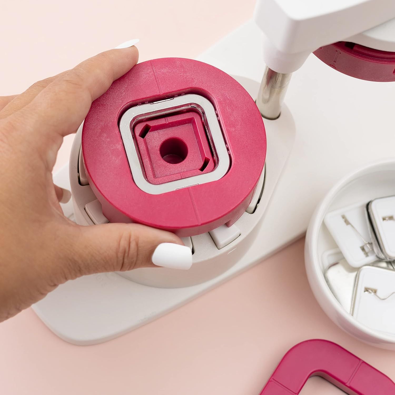Button Press Square Insert / Adaptador Cuadrado Accesorios We R Memory Keepers