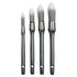 Stencil Brushes / 4 Brochas para Estenciles Pinceles y Brochas Nuvo