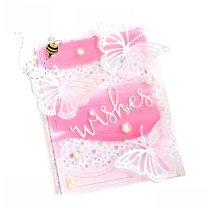 Suaje de Mariposa con Fondo Dados de Corte / Suajes / Troqueles Hobbees