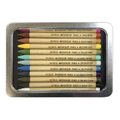 Tim Holtz Distress Watercolor Pencils / Lápices de Acuarela Set 1 Acuarela Ranger