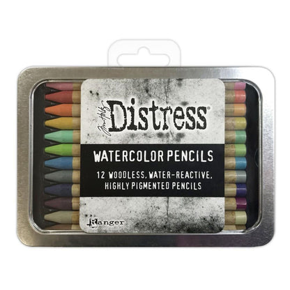 Tim Holtz Distress Watercolor Pencils / Lápices de Acuarela Set 2 Acuarela Ranger