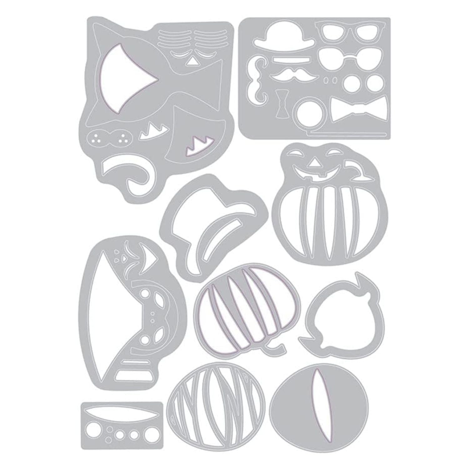 Thinlits Die Set Hip Haunts / Suajes de Halloween Dados de Corte / Suajes / Troqueles Sizzix