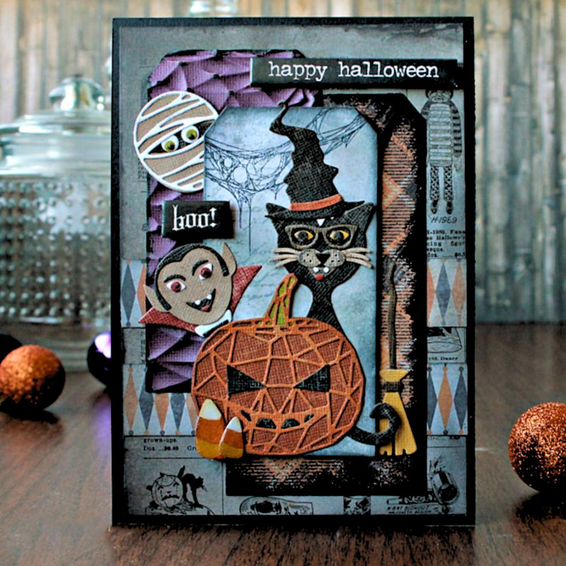 Thinlits Die Set Hip Haunts / Suajes de Halloween Dados de Corte / Suajes / Troqueles Sizzix