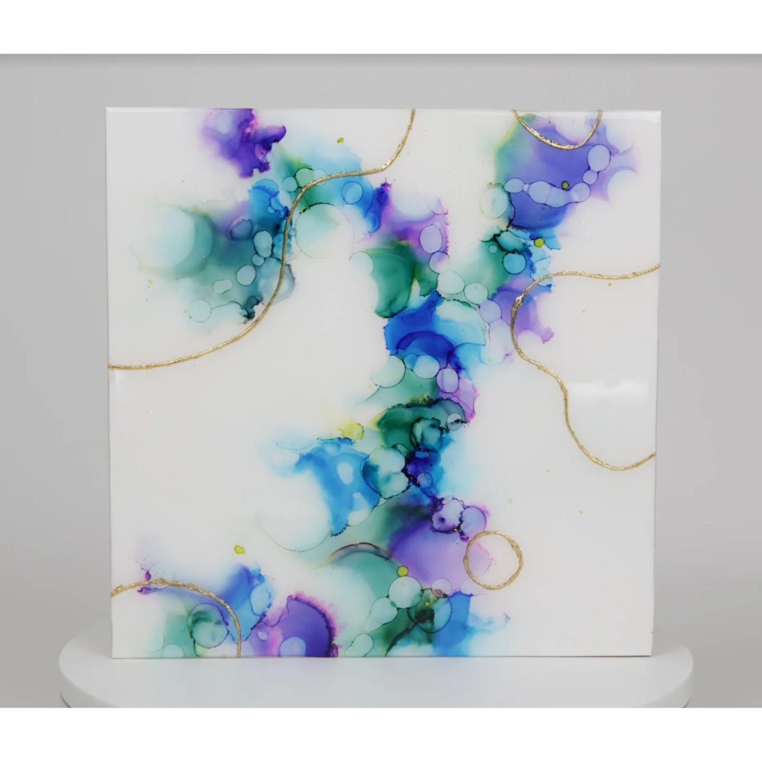 Alcohol Ink Adhesive Yupo Paper / 10 Hojas de Papel Yupo Adhesivo Papel para Arte Couture Creations