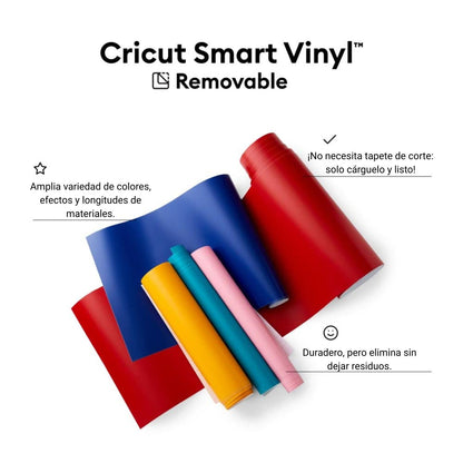 Smart Vinyl Removable Red Matte / Vinil Removible Rojo Mate Viniles Cricut