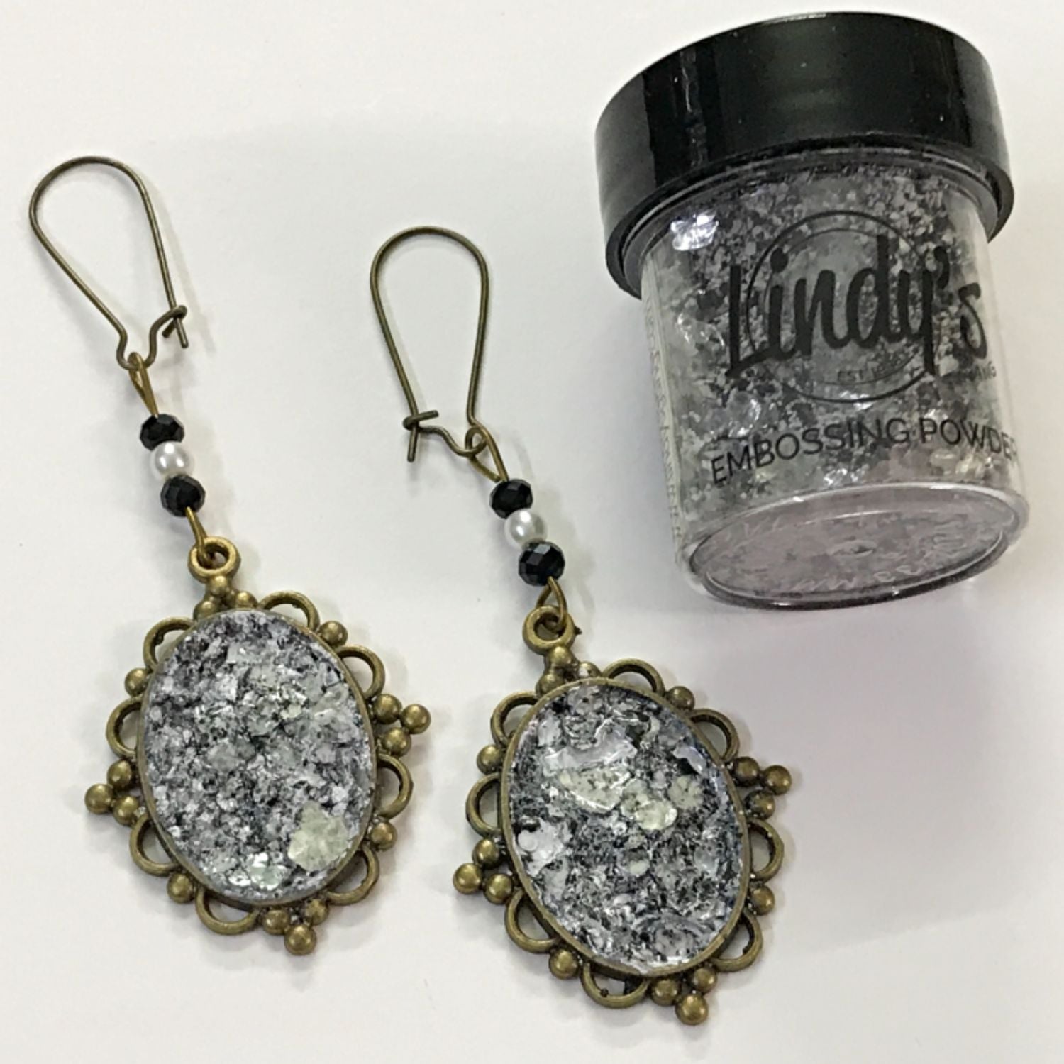 Embossing Powder Metal Maniacs Set / 5 Polvos de Embossing Metálicos Polvos de Embossing Lindy&