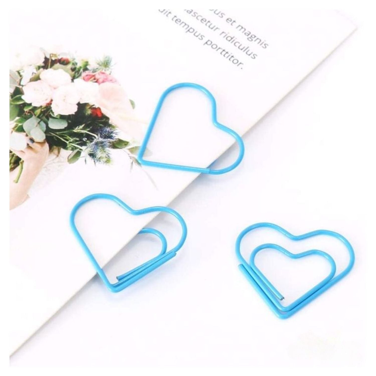 Blue Heart Clips / Clips de Corazón Azul Agendas y Journals Studio 112