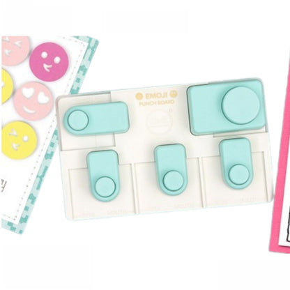 Emoji Punch Board / Tabla Para Hacer Caritas Herramientas para Planners y Journals We R Memory Keepers