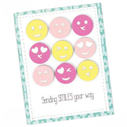 Emoji Punch Board / Tabla Para Hacer Caritas Herramientas para Planners y Journals We R Memory Keepers