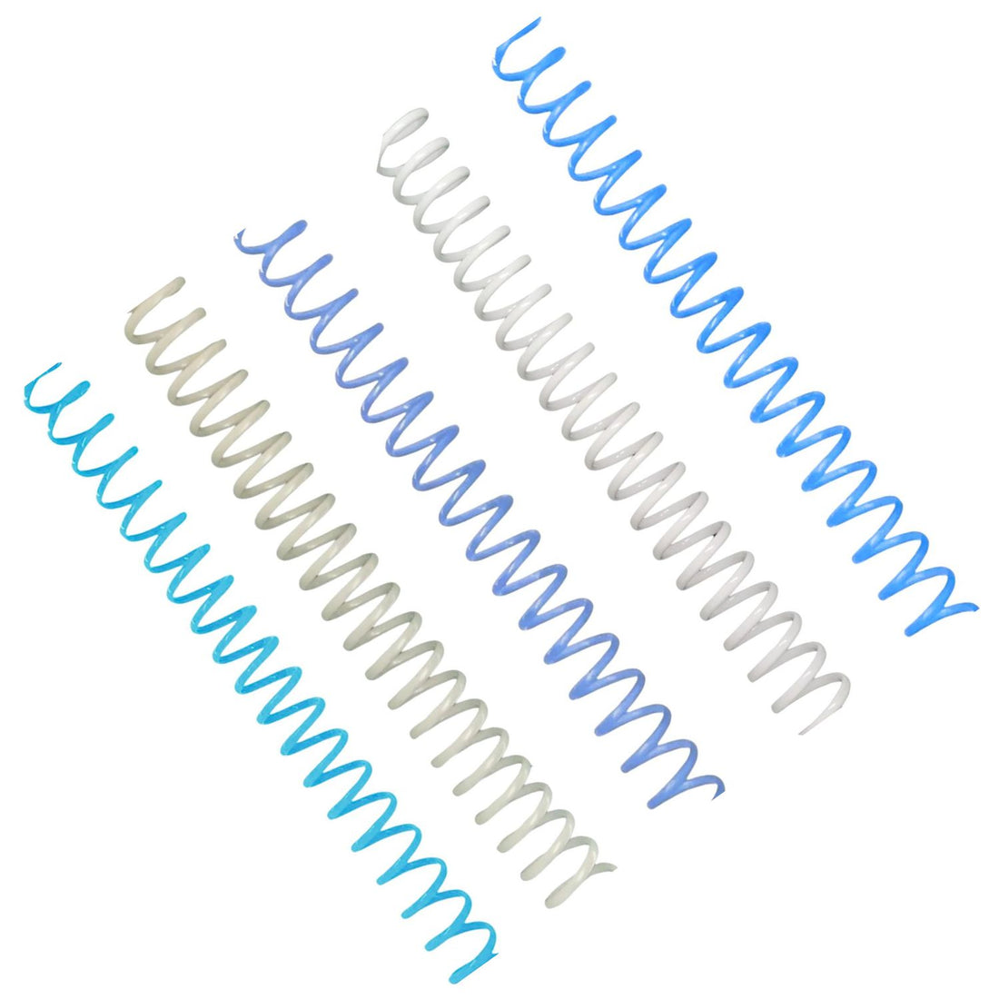 5 Espirales para Encuadernación 3:1, 15mm, Color Mixto 
