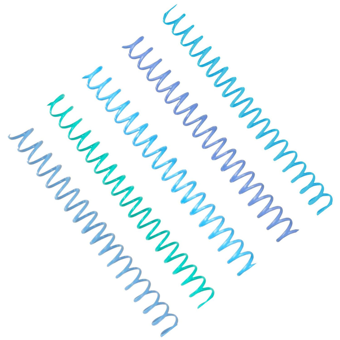 5 Espirales para Encuadernación 3:1, 15mm, Color Mixto 