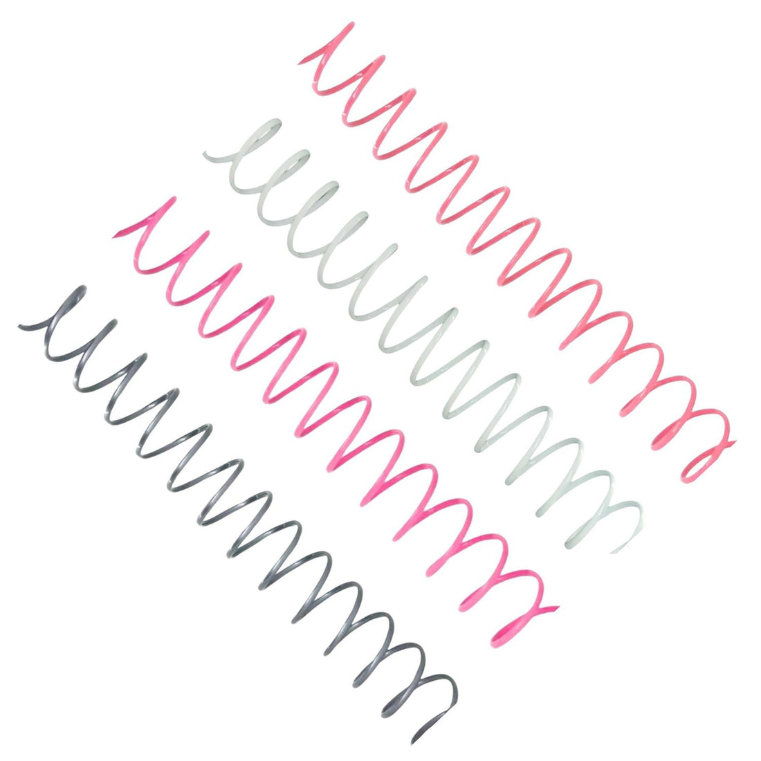 5 Espirales para Encuadernación 2:1, 25mm, Color Mixto 