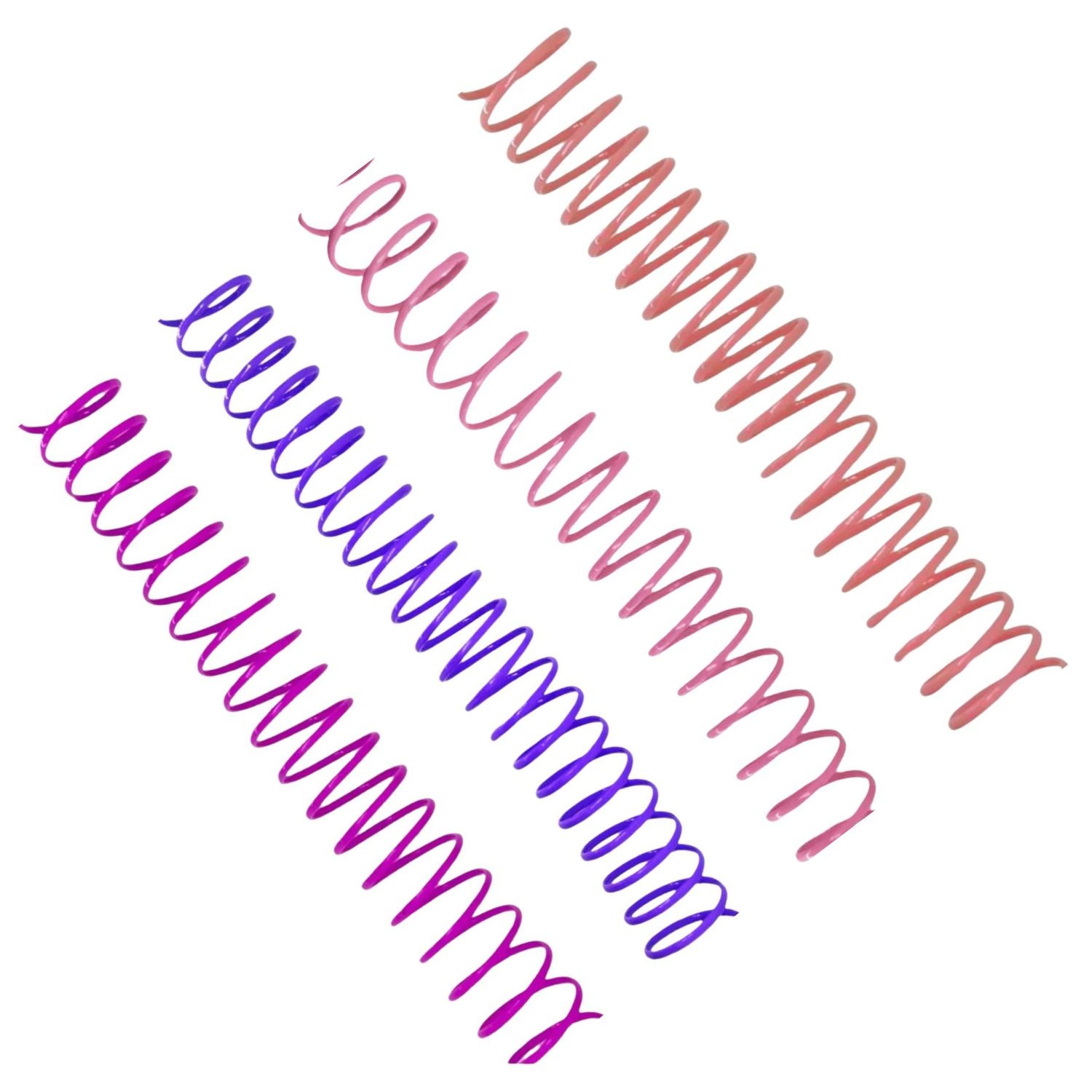5 Espirales para Encuadernación 3:1, 25mm, Color Mixto 