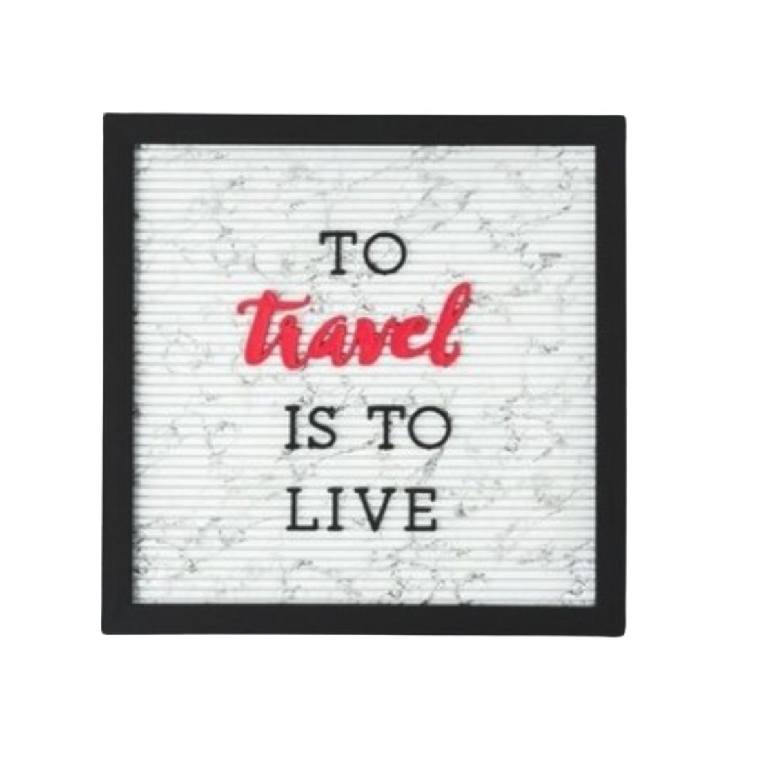 Framed Letterboard with Letters / Tablero de Mensajes 