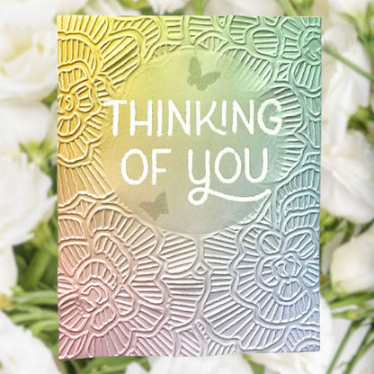 Diffuser Circle Plate And Insert / Placa Difusora Circular Folders de Grabado Sizzix