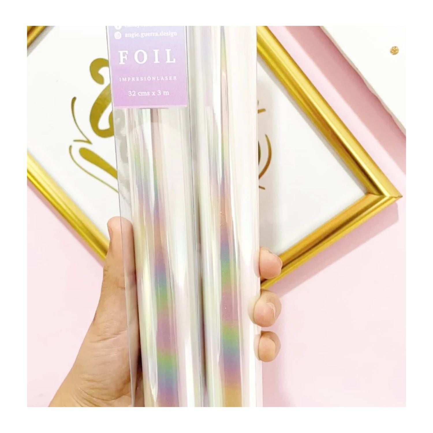 Foil Para Tinta Sweet Rainbow 3m Foil Reactivo Angie Guerra