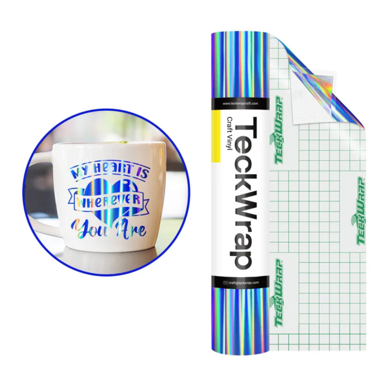 BF Holo Sapphire Vinyl / Vinil Sin Burbujas Zafiro Holográfico Viniles Teckwrap