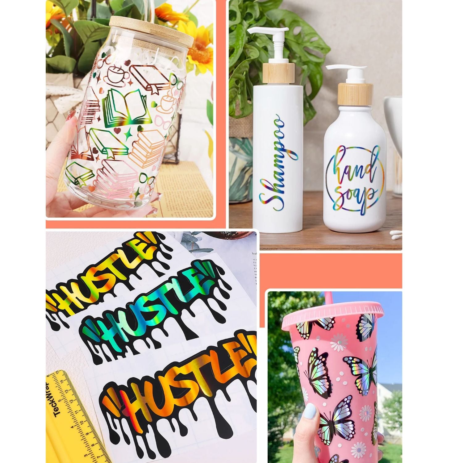 BF Holo Sapphire Vinyl / Vinil Sin Burbujas Zafiro Holográfico Viniles Teckwrap