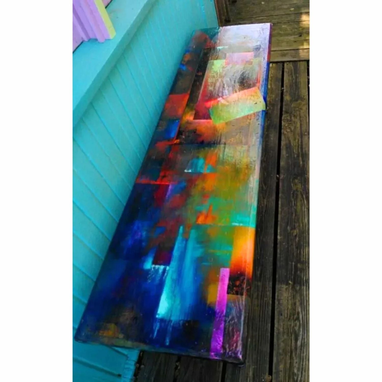 Metallic Wood Stain &amp; Glaze Metallic Athena / Tinta y Esmalte Metálica Multi Superficies Pintura y Medios Mixtos Unicorn Spit