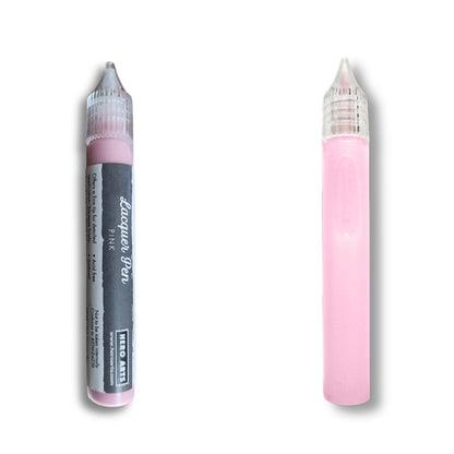 Pink Lacquer Pen / Bolígrafo De Laca Rosa Esmaltes Hero Arts