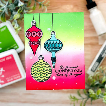 Holiday Ornaments Stamps / Sellos Fotopolimero Adornos Navideños Sellos Hero Arts