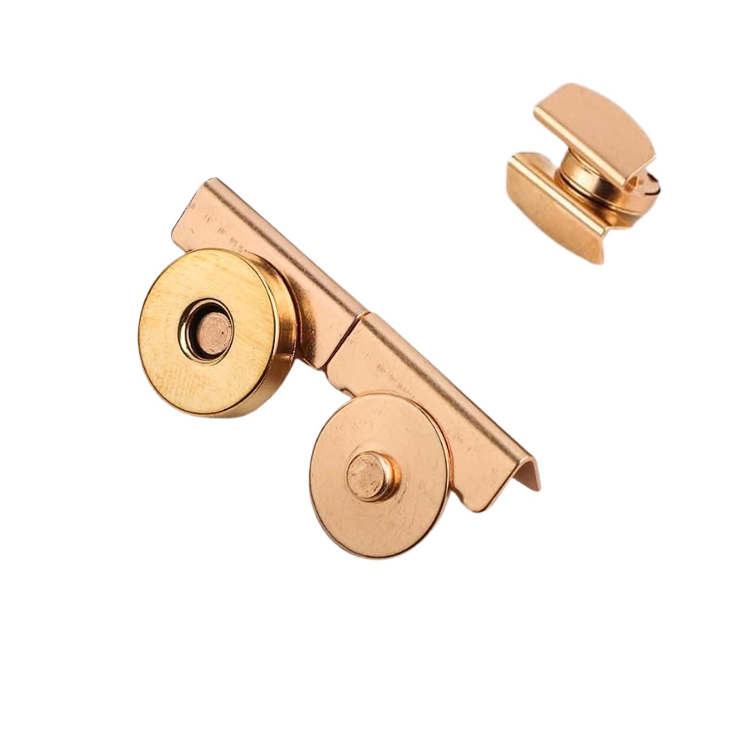 5 Broches Magnéticos Dorados Encuadernación Accesorios Hobbees