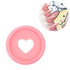 Discos Rosas Con Corazón para Encuadernar Discos para Planners Hobbees