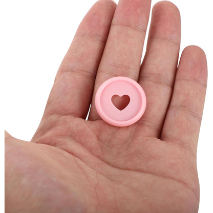 Discos Rosas Con Corazón para Encuadernar Discos para Planners Hobbees