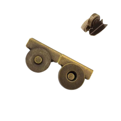 5 Broches Magnéticos Bronce Encuadernación Accesorios Hobbees