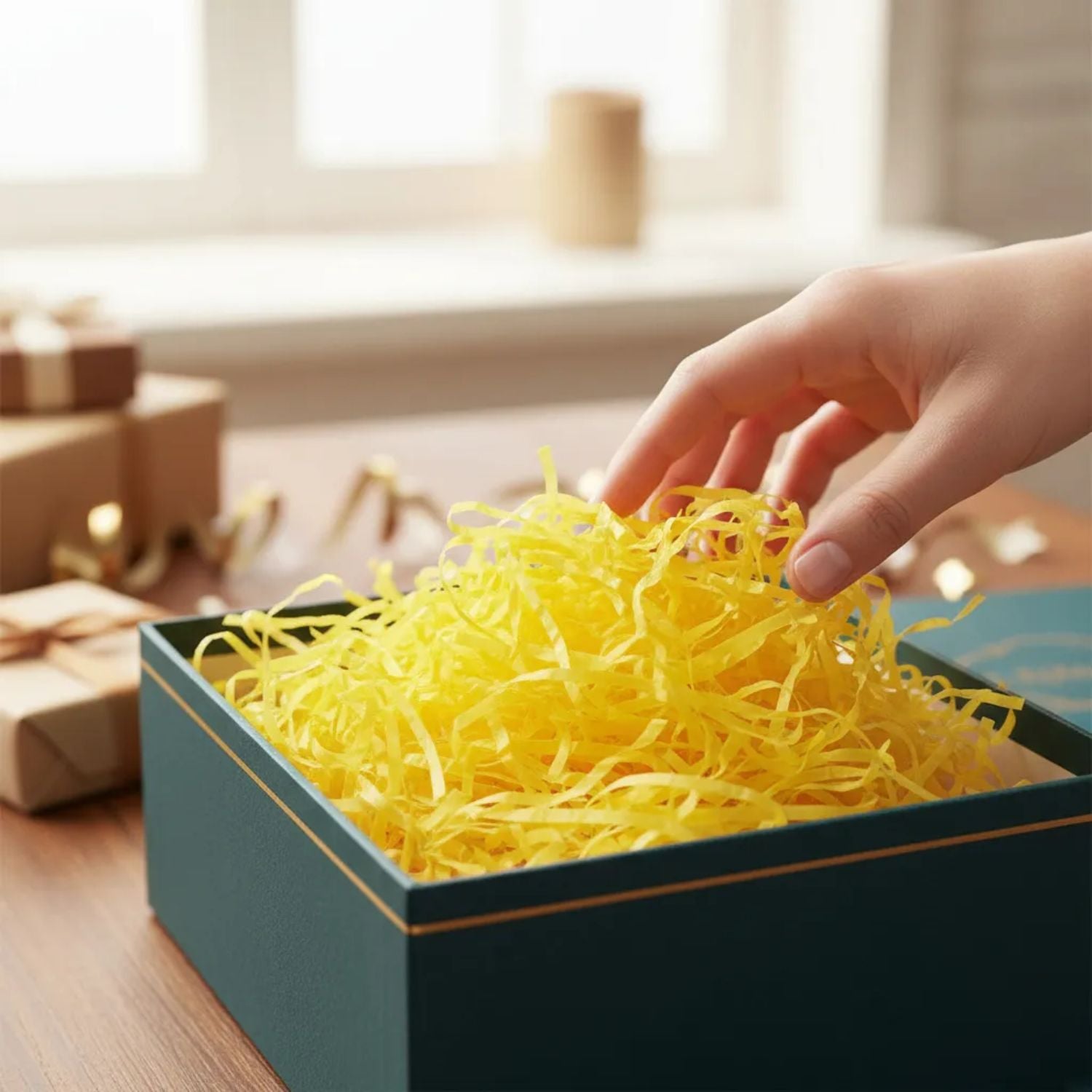 Papel de China Picado Amarillo Fiestas Hobbees