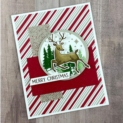 Suaje de Reno y Pinos Dados de Corte / Suajes / Troqueles Hobbees