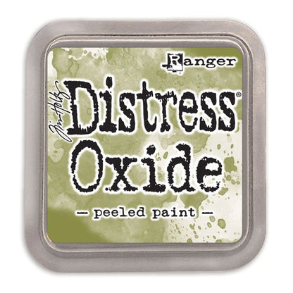 Tim Holtz Distress Oxide Peeled Paint / Cojin de Tinta Efecto Oxidado Verde Seco Tintas Ranger