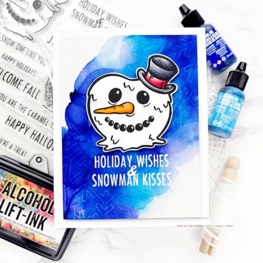 Tim Holtz Alcohol Indigo / Tinta al Alcohol Indigo Tintas al Alcohol Ranger