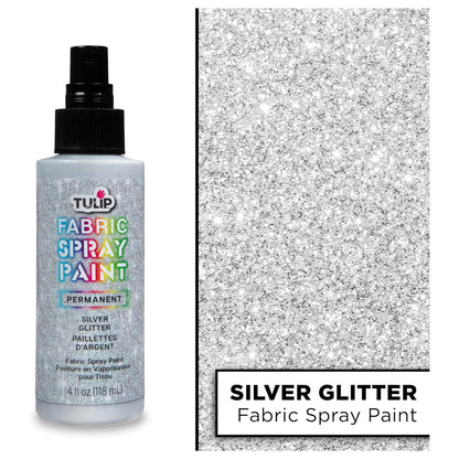 Tulip Fabric Spray Paint Sparkling Star Glitter / Spray para Tela con Purpurina Brillante Pintura para Tela Tulip